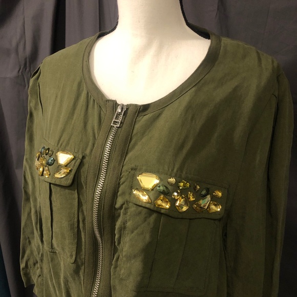 EUC H&M Conscious Collection Bomber Jacket - Picture 2 of 10